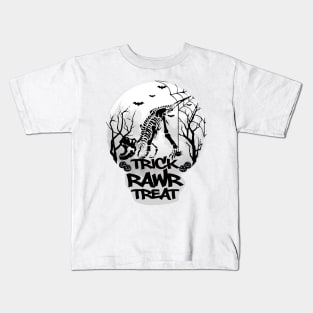 trick rawr treat halloween Kids T-Shirt